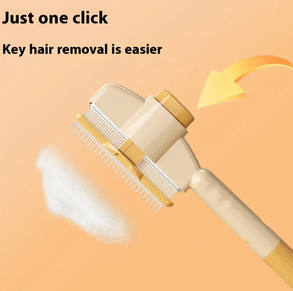 Self-Cleaning Pet Grooming Brush for Dogs & Cats