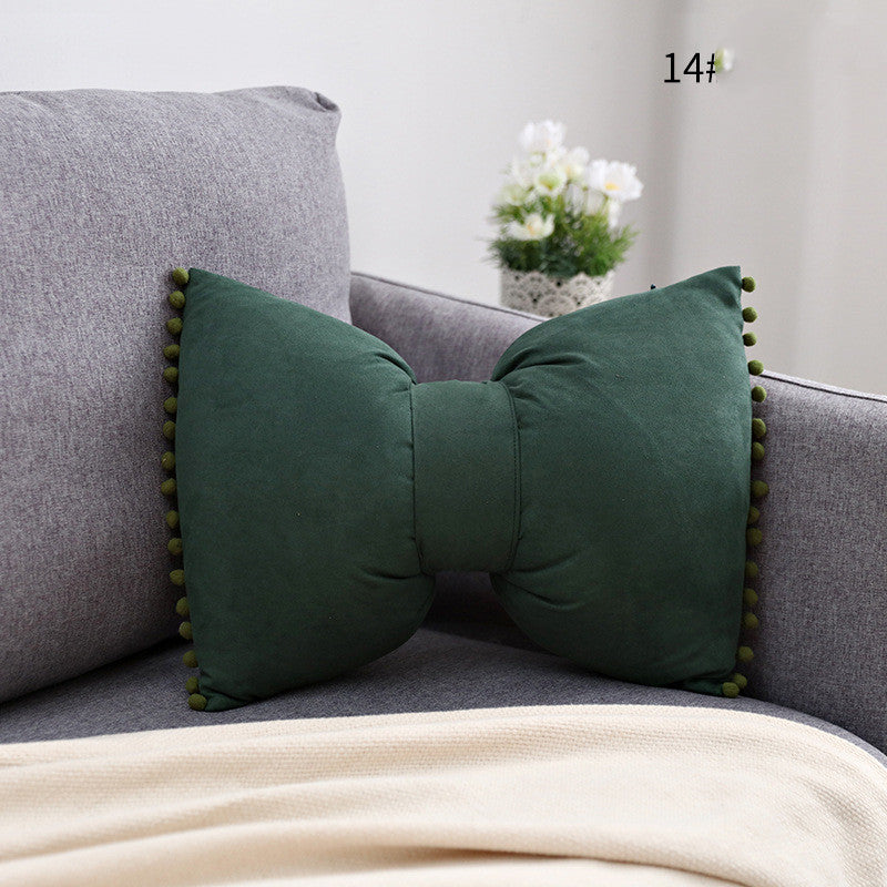 Bow Knot Accent Pillow