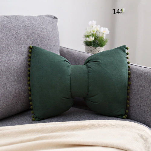 Bow Knot Accent Pillow