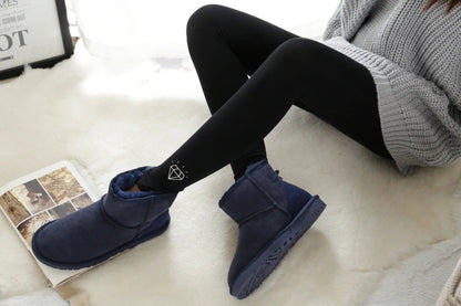 Snow Boots Women Waterproof Australia Winter Warm Shoes Non-slip Rubber Sole 100% Genuine Cowhide Leather Big Size Wholesale