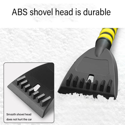 Car Snow Removal Operation Winter Rubbing Board Retractable Brush With Detachable Ice Scraper And Auto Windshield Snow Shovel