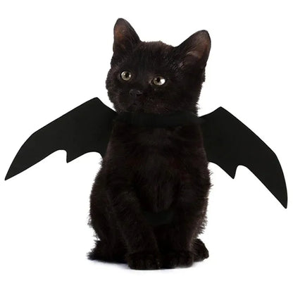 Halloween Cute Pet Clothes Black Bat Wings Harness Costume Cosplay Cat Kitten Dog Puppy Dress Kawaii Pet Clothes Party Gift