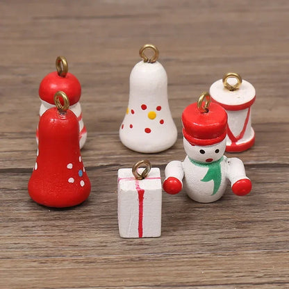 1 Pcs Decorations Creative Wooden Christmas Tree Ornament Home Desktop Party Decor New Year Kids Gifts Home Decoration Crafts