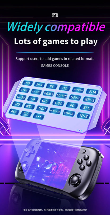 Retro Gaming Console H36S 2026 Handheld Portable Player IPS HD Display 64GB 128GB Open Source OS Classic Games