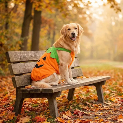 Halloween Pumpkin Pet Dress Funny Cosplay Costume For Small Dogs & Cats Cute Pumpkin  Skirt For Teddy & Kitten Halloween Outfit