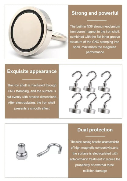 10PCS Strong Magnet Hooks Multi-Purpose Storage Hooks Home Kitchen Bar Storage Hooks Key Storage Hooks Bathroom Hangers