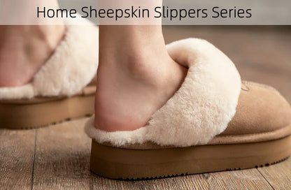 Snow Boots Women Waterproof Australia Winter Warm Shoes Non-slip Rubber Sole 100% Genuine Cowhide Leather Big Size Wholesale