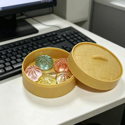 Mini Dumpling Squishy Set – 5-Piece Sensory Toy Set