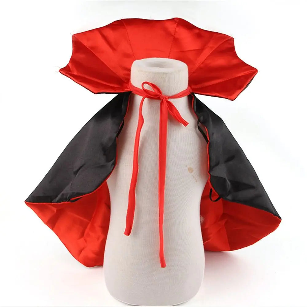 Stand-collar Halloween Pet Costume Comfortable Adjustable Cat Cosplay Cloak Soft Fabric Pet Supplies Kitten Puppy Dress Party