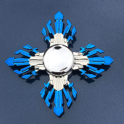 Fidget Spinner Anime Game Cartoon Fingertip Gyroscope Metal Zinc Alloy Mute Hand Spinner Smooth Electroplate Stress Relief Toys