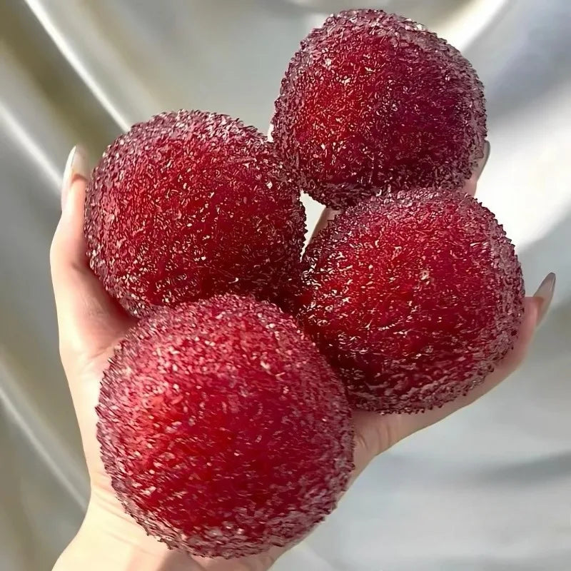 Slushy Bayberry Stress Ball Squishy Toy Shapeable Non-rebound Fidget Toys ASMR Slushy Squeeze Ball Anti Stress Rustling Sound