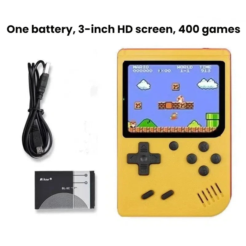 New Retro Mini Handheld Game Console 8-Bit Portable Game Player, Classic Gaming Device Support AV Output