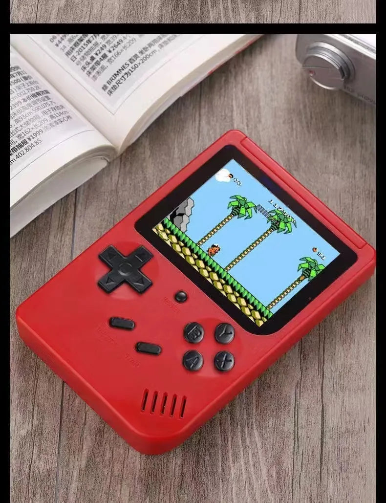 Retro Classic Handheld Game Console 400 Games Rechargeable Portable Mini Game Player Support TV Connection Kids Birthday Gift
