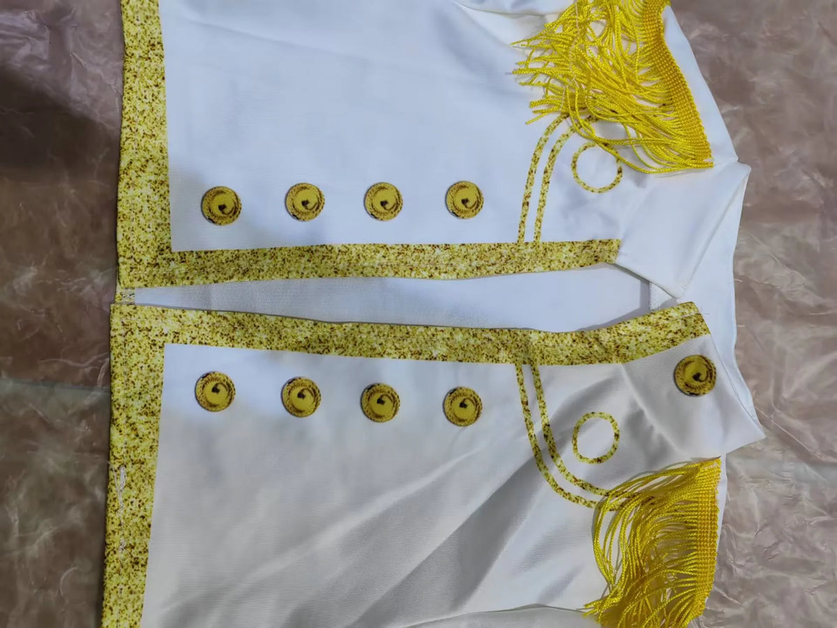 Kids Anime Cosplay Girl Costume Group Idol Singer Performance Show Black Golden Costume Child Halloween Party Clolthes Outfit