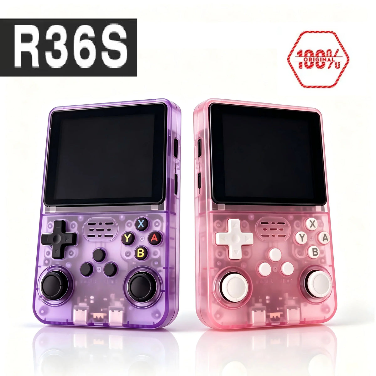 Portable R36S Retro Game Console 64GB/128GB, 3.5 Inch IPS Screen Linux Handheld Pocket Video Game Device, Perfect Gaming Gift