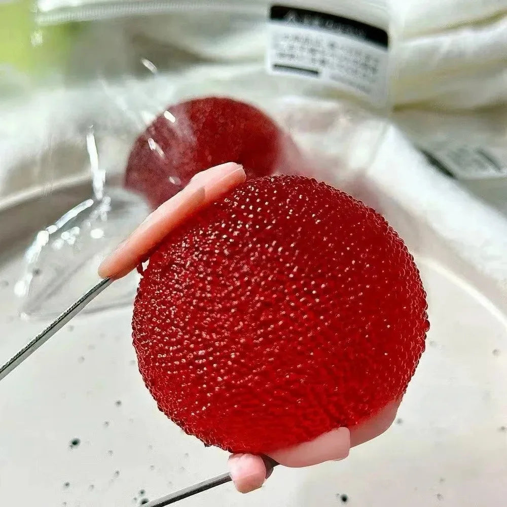 Slushy Bayberry Stress Ball Squishy Toy Shapeable Non-rebound Fidget Toys ASMR Slushy Squeeze Ball Anti Stress for Adults & Kids
