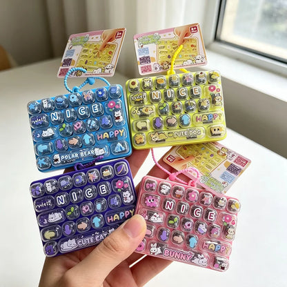 Mini Keyboard Fidget Clicker – 26-Key Pocket Toy