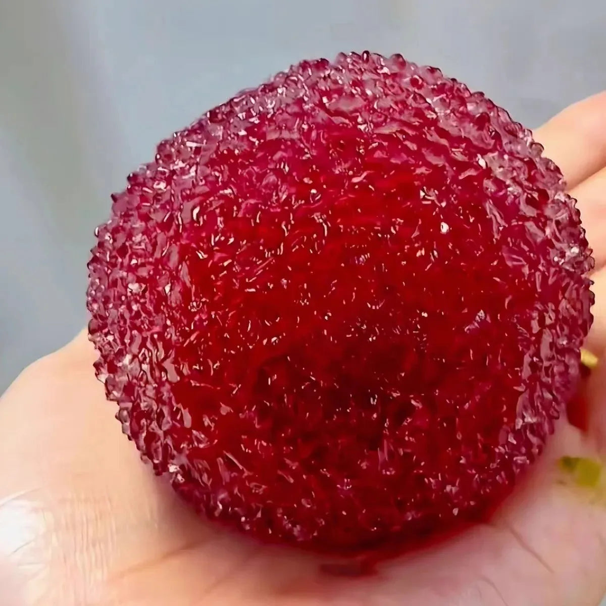 Slushy Bayberry Stress Ball Squishy Toy Shapeable Non-rebound Fidget Toys ASMR Slushy Squeeze Ball Anti Stress for Adults & Kids