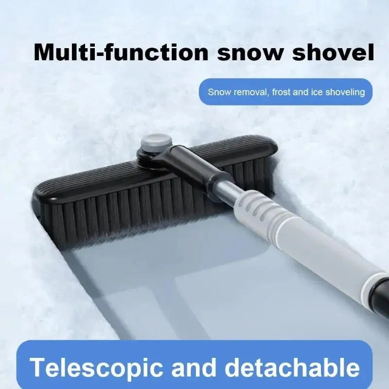 Essential Auto Frost and Snow Removal Tool; Scalable and Detachable Scraper with Brush; Anti-Freezing Ice Shovel