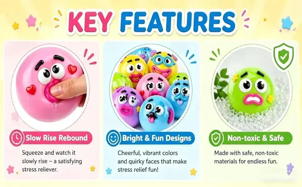 2026 NEW Smushers Squishy, Curiosities Dog Face Swap Squishy Toy, Soft Moldable Cute Slow Rise Squeeze Toy, Relaxing Sensory