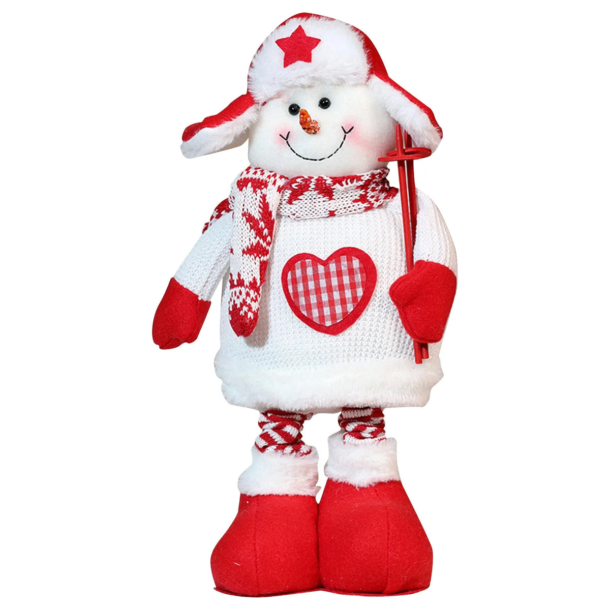 casa decoração decoracion casa Home decoration Christmas Santa Snowman-Reindeer Christmas Decoration Leg Table Mantel Decoration