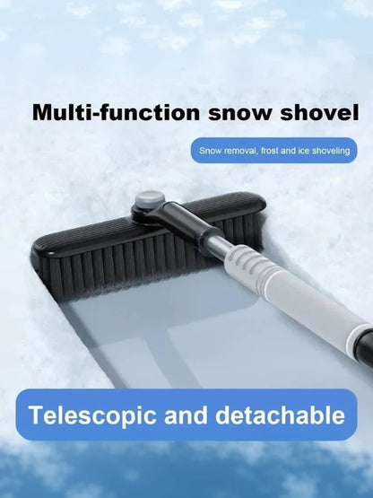 Essential Auto Frost and Snow Removal Tool; Scalable and Detachable Scraper with Brush; Anti-Freezing Ice Shovel