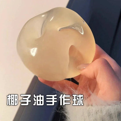 A1 Maltose Squishy Toys Anti Stress Sensory Fidgets Toy Soft Simulated Transparent Blue Maltose Slow-rebound Decompression Toy