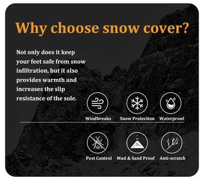 Naturehike Outdoor Trekking Snow Leggings Waterproof Snow Boot Shoe Cover Adjustable Warm Foot Cover Skiing Climbing Snowshoeing