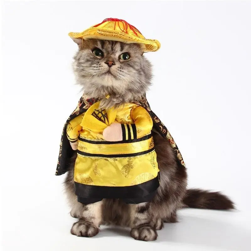 Halloween Dog Costumes Funny Dog Clothes Adjustable Pet Cat Cosplay Costume Sets Novelty Clothing For Medium Large Dogs Pug 2023