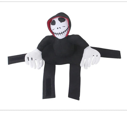 Halloween Pet Dog Costume Skeleton Reaper Rider Style Dog Cosplay Clothes Funny Riding Outfit Medium Large Dogs Party Dress‑up