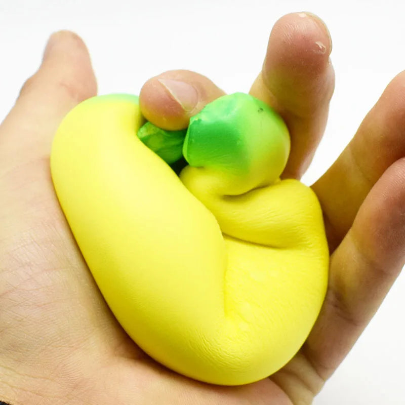 Jumbo Banana Squishy – Slow-Rise Squeeze Toy