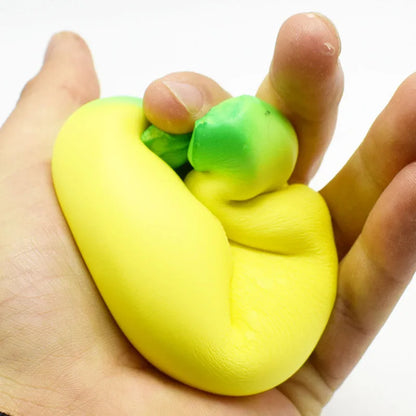 Jumbo Banana Squishy – Slow-Rise Squeeze Toy