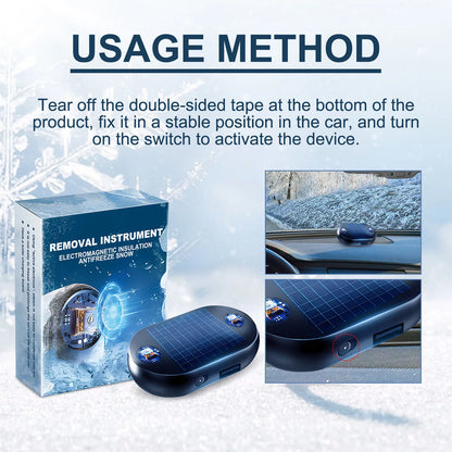 Electromagnetic Snow Removal Device Electromagnetic Car Snow Clearing Device for Homes Cars Rooms or Bathrooms