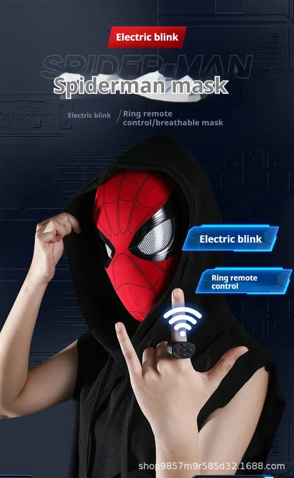 1:1 Wearable Electronic Cosplay Mask Remote Control Movable Eyes Headgear Decor Collectible Toy Gift For Adult Cosplay Hobbyists