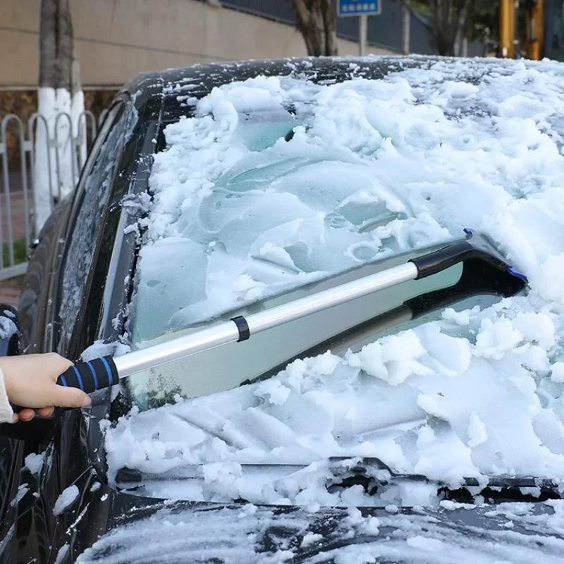Telescopic Multi‑Function Car Snow Shovel, Ice Scraper Snow Brush for Windshield, Winter Frost Removal Cleaning Tool