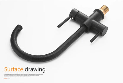 Black Kitchen Faucets Waterfilter Taps Kitchen Faucets Mixer Drinking Water Filter Faucet Kitchen Sink Tap Water Tap WF-0180