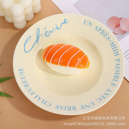 Salmon Sushi Squishy – Simulated Food Squeeze Toy