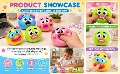 2026 NEW Smushers Squishy, Curiosities Dog Face Swap Squishy Toy, Soft Moldable Cute Slow Rise Squeeze Toy, Relaxing Sensory