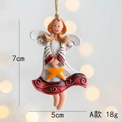 2022 Christmas Tree Decorations Christmas Resin Pendant Ornaments Home Decor DIY Kids Toys Gifts DIY Handmade Jewelry