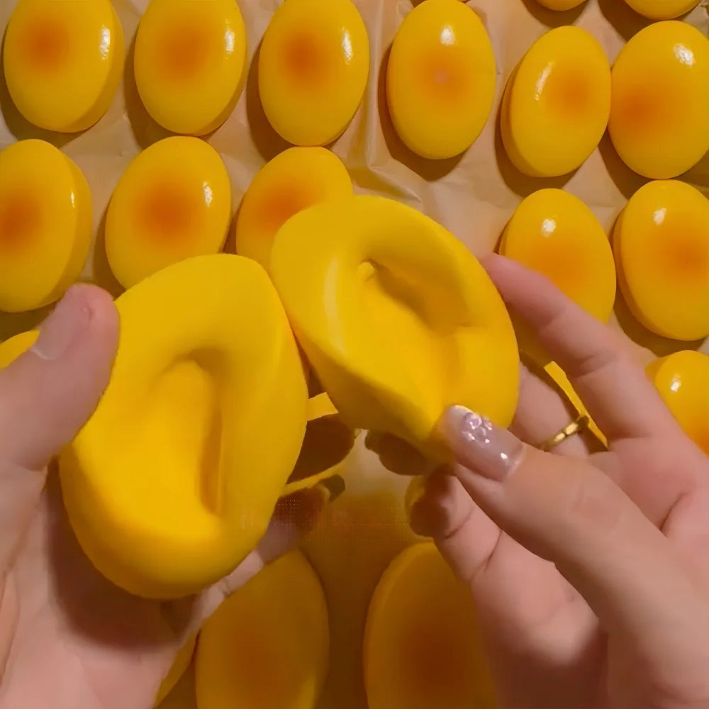 Squishy Cheese Cake Bread Squeeze Toys Stress Relief Slow Rising Sensory Fidget Toys for Kids and Adults Soft Squeeze Toys