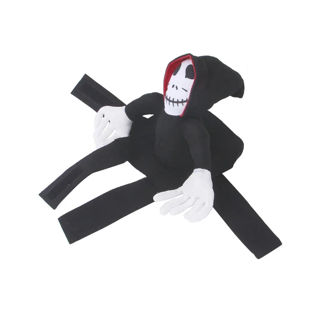 Halloween Pet Dog Costume Skeleton Reaper Rider Style Dog Cosplay Clothes Funny Riding Outfit Medium Large Dogs Party Dress‑up
