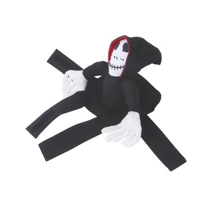 Halloween Pet Dog Costume Skeleton Reaper Rider Style Dog Cosplay Clothes Funny Riding Outfit Medium Large Dogs Party Dress‑up