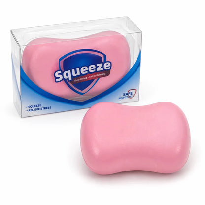 Super Soft Soap Squishy White Pink Blue Simulated Soap Stress Relief Squeeze Fidget Toy Moldable Slow Rebound Adults Party Gifts