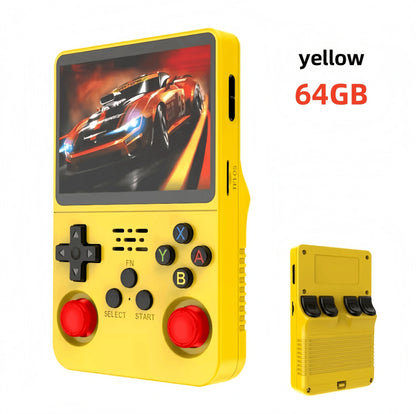 Retro R36S Portable Pocket Handheld Video Game Console, 3.5" IPS Screen, 128GB Storage, Linux System Retro Gaming Player