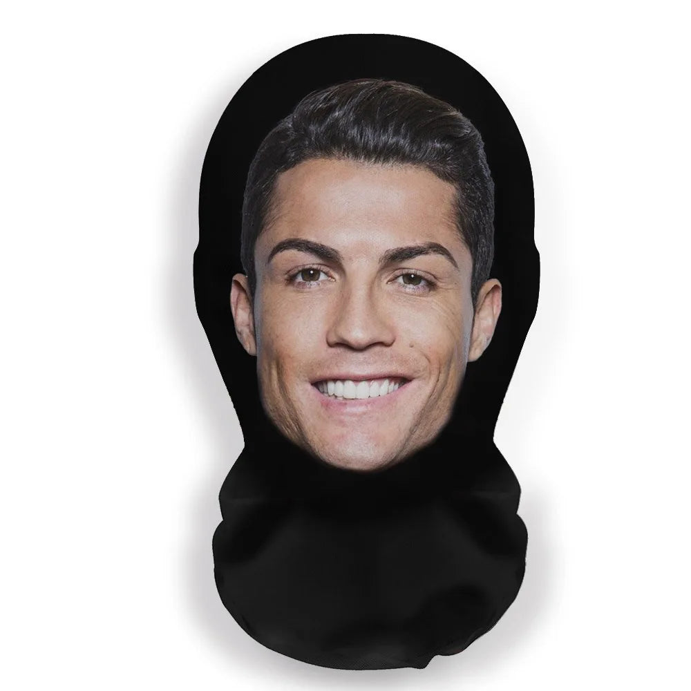 Cosplay 3D Printed Kanye Mask Stretch Mesh Full Face Mask Men Women Role Play Headdress Halloween Masquerade Balaclava Headdress