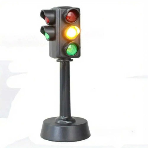 Mini Traffic Signs Road Light Block,Children Safety Education Kids' Puzzle Traffic Light Toy, Kids' Gift