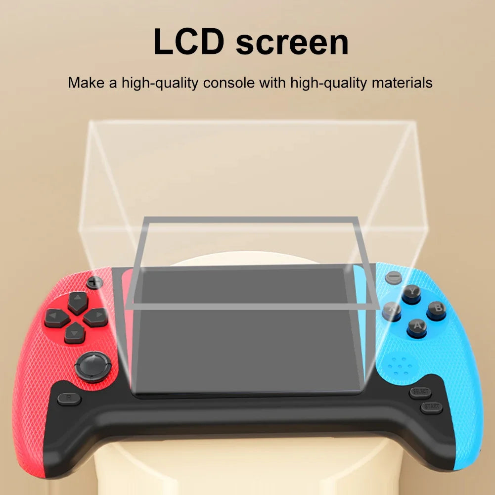 Q21 Retro Handheld Arcade Game Console, 3.5‑Inch HD Screen Dual Joystick, TV Connectable Portable Vintage Gaming Console for Chi