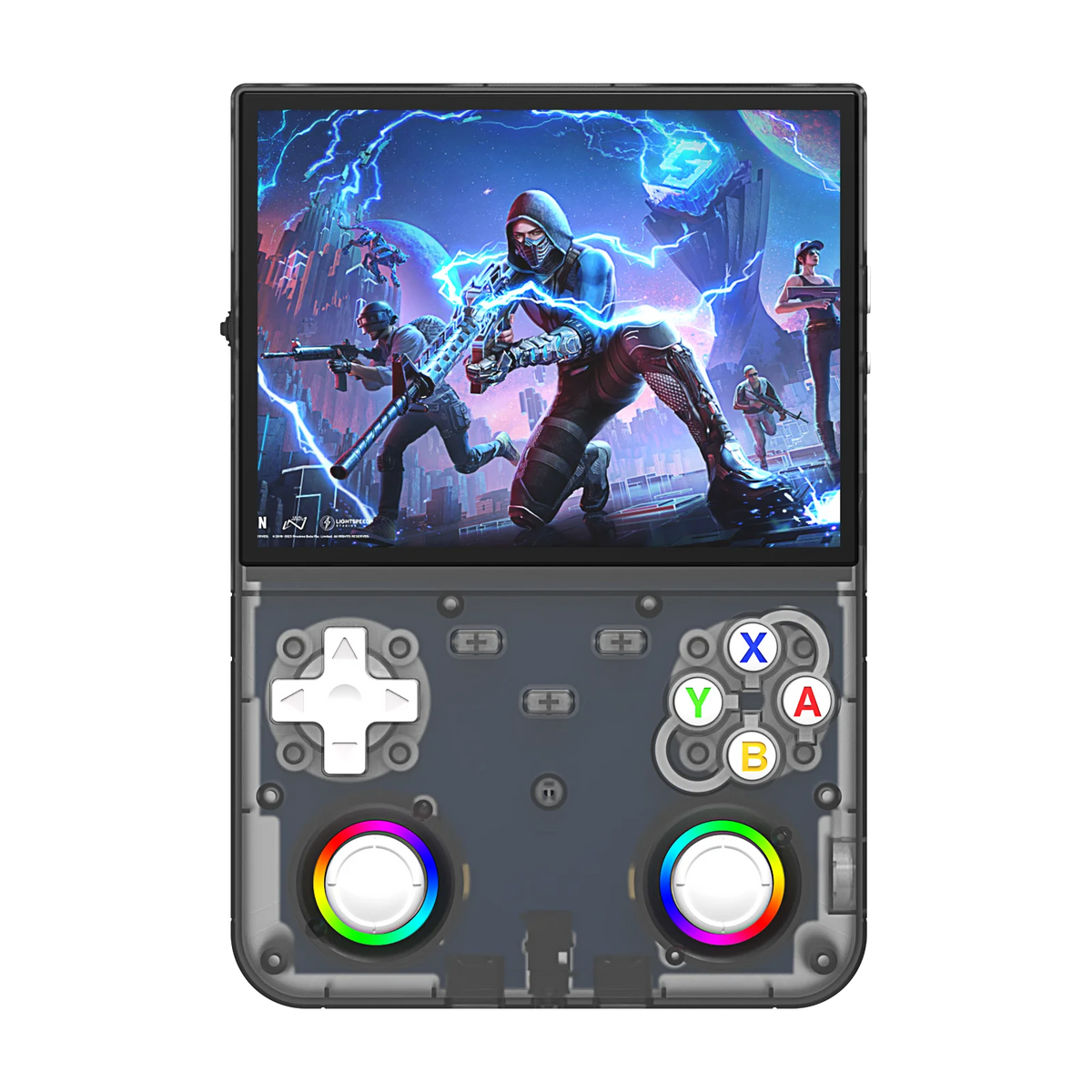 R36 Ultra X Retro Handheld Video Game Console Open Source Linux System with 4.5 Inch IPS Screen Portable Gaming Device