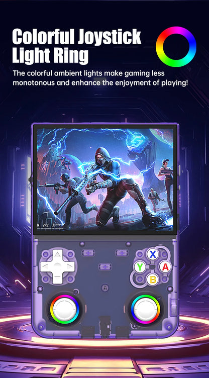 R36 Ultra X Retro Handheld Video Game Console Open Source Linux System with 4.5 Inch IPS Screen Portable Gaming Device