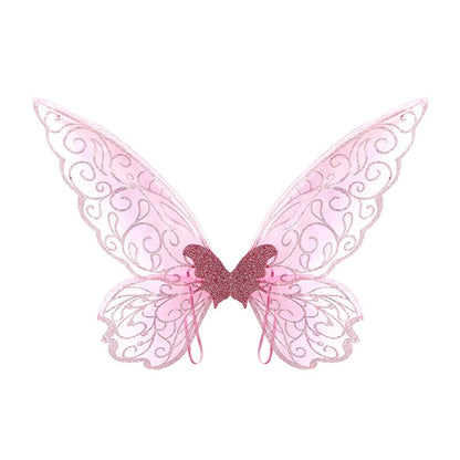 1PC Adults Fairy Wings Girls Sparkling Angel Wings Butterfly Costume Wings Halloween Costume Dress up Party Favor Christmas Gift